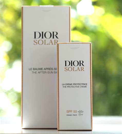 dior sun cream set with bag|Dior sunscreen after sun exposure.